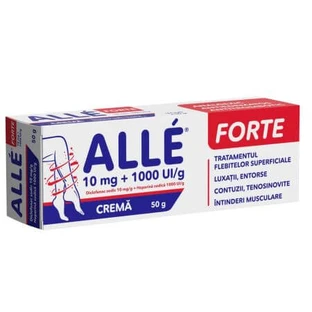 Alle Forte crème 10mg + 1000 UI/g, 50 g, Fiterman