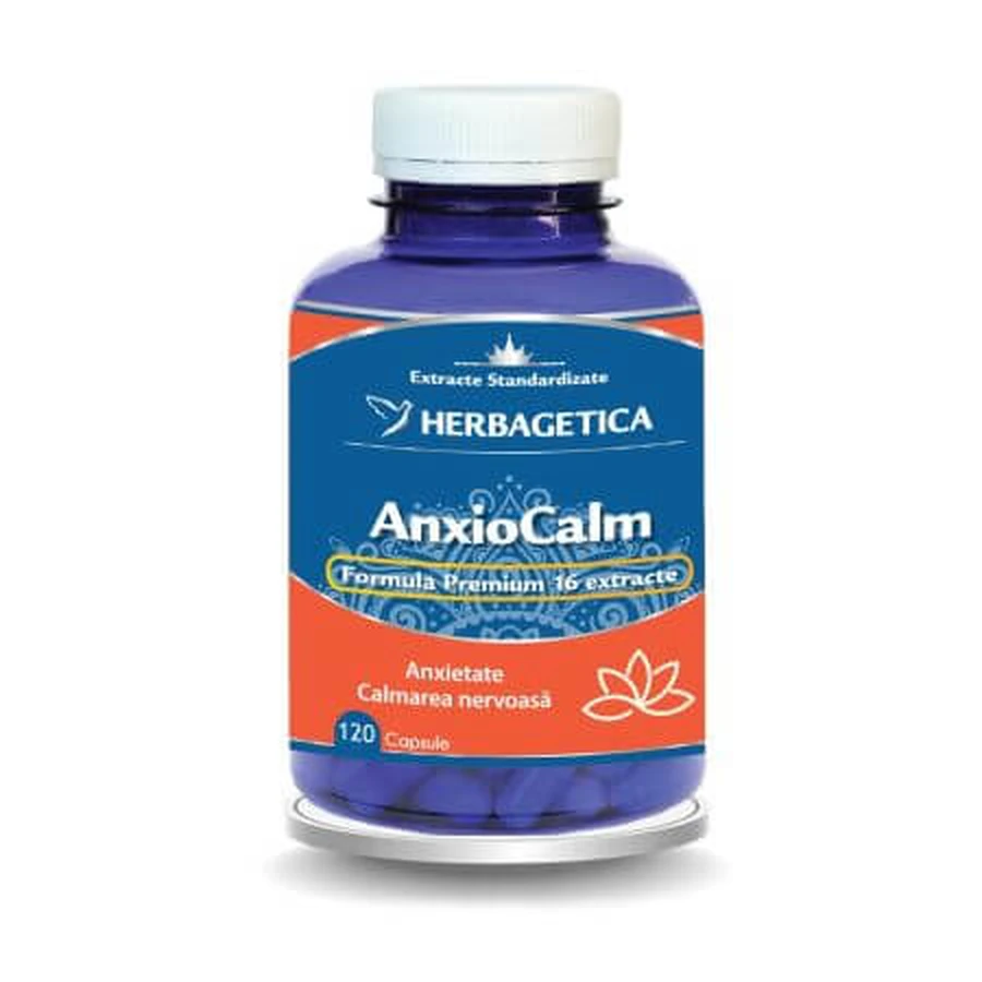 Anxiocalm, 120 cápsulas, Herbagetica