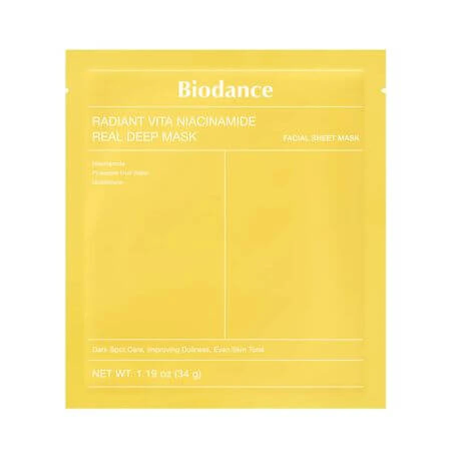 Radiant Vita Niacinamide Radiant Vita Niacinamide Real Deep Mask, 34 g, Biodance: ceny i cechy