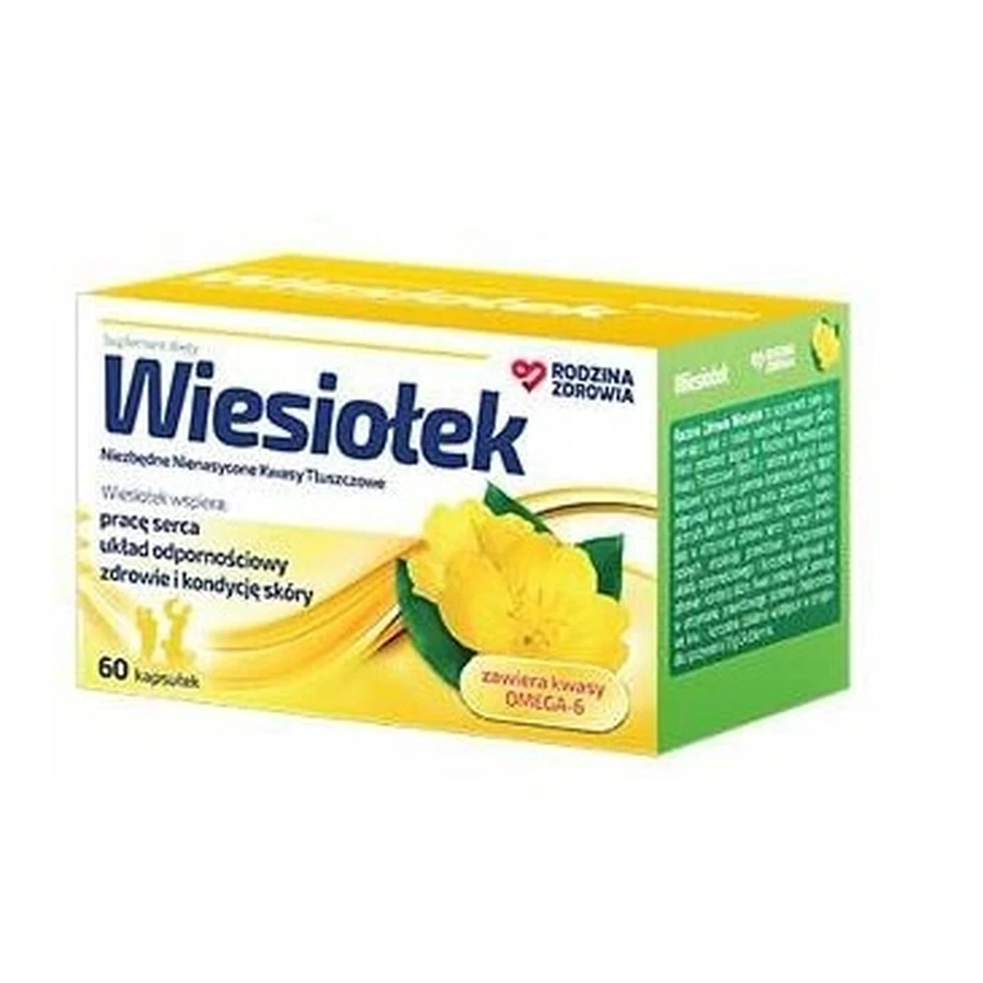 Rodzina Zdrowia Wiesiołek, 60 kapsułek: ceny i cechy