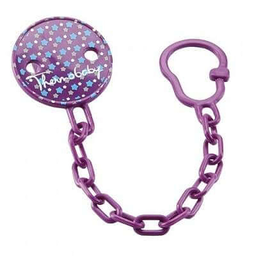 Cadena para chupete Purple Star, +0meses, 180144, Thermobaby