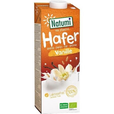 Lapte Bio din ovaz cu vanilie, 1 L, Natumi