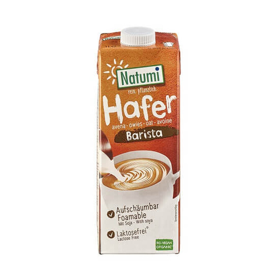 Leche de avena ecológica para café, 1 L, Natumi