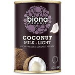 Leche de coco Light Organic, 400 ml, Biona