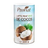 Leche de coco ecológica en polvo, 200 gr, PRN0363, Pronat