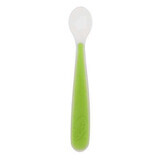 Cuillère en silicone verte, +6 mois, Chicco