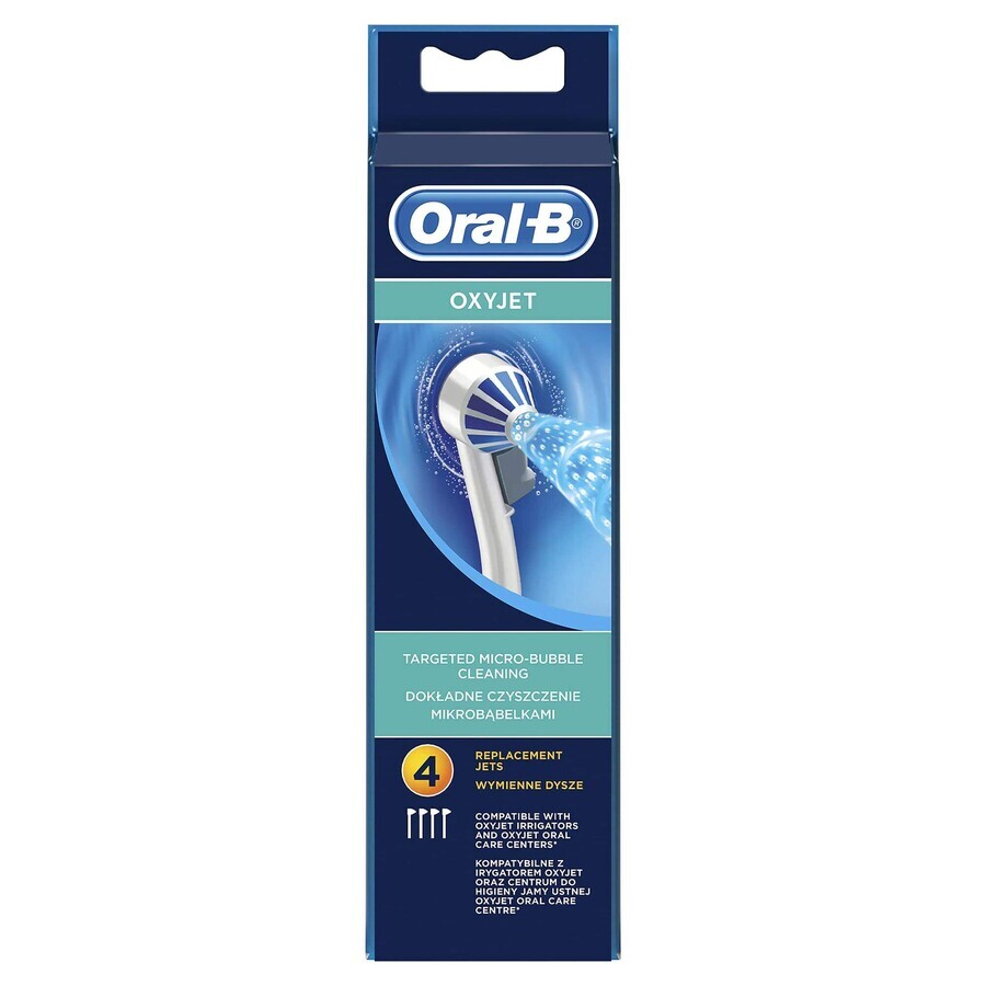 Cabezales de repuesto Oxyjet, 4 piezas, Oral-B