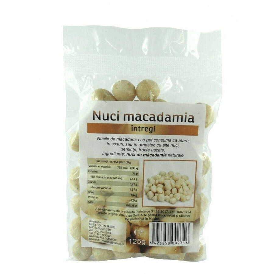 Managis Nuci de Macadamia întregi 125G