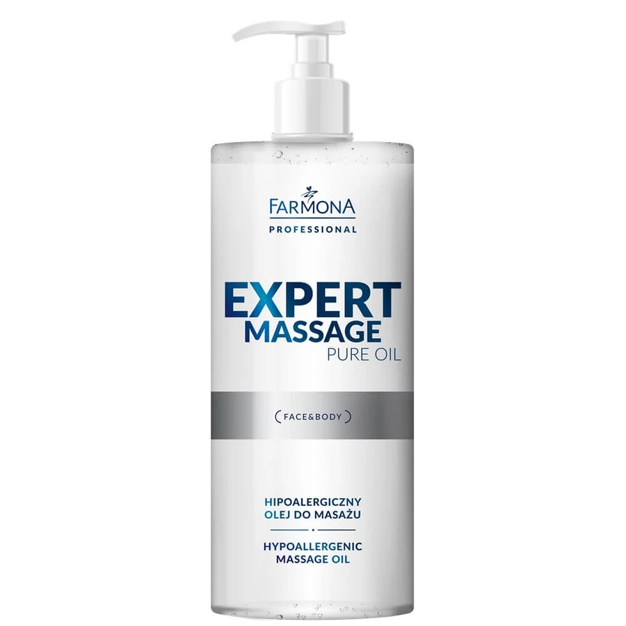 Farmona Professional Expert Massage Pure Oil Huile de massage hypoallergénique, 500 ml
