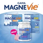 MagneVie Stress Resist avec Ashwaghanda 80 mg + 60 mg de magnésium + 1,4 mg de vitamine B6, système nerveux et résistance au stress, 4x30 comprimés