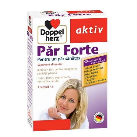 Capsules de vitamines pour les cheveux, Hair Forte, 30 capsules, Doppelherz