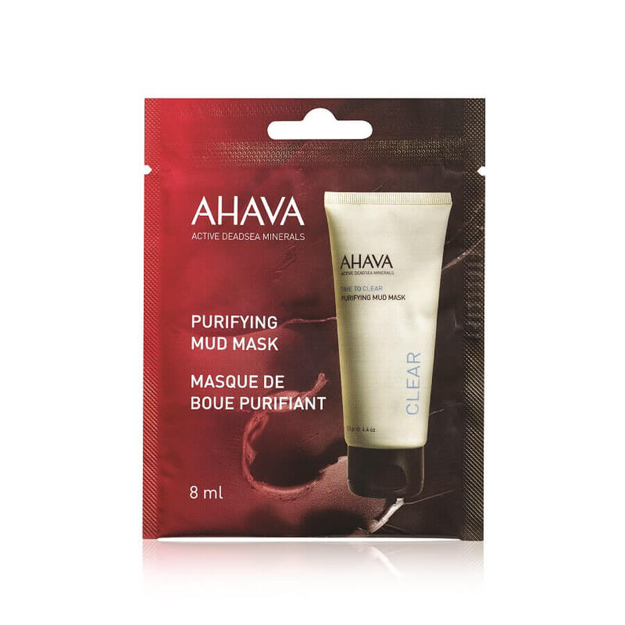 Mascarilla de barro purificante Time to Clear, 8 ml, Ahava