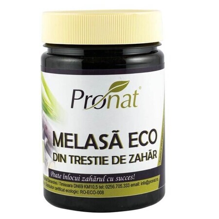 Melasa Eco din trestie de zahar, 400 gr, Pronat