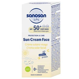 Gesichtscreme für Kinder mit Sonnenschutz SPF50+, 30 ml, Sanosan