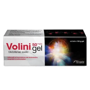 Volini gel, 50 mg Diclofenac sodic, 100 g, Terapia Sa