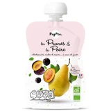 Puré bio con 73% de peras y 27% de ciruelas, 4-6 meses, 120 g, Popote