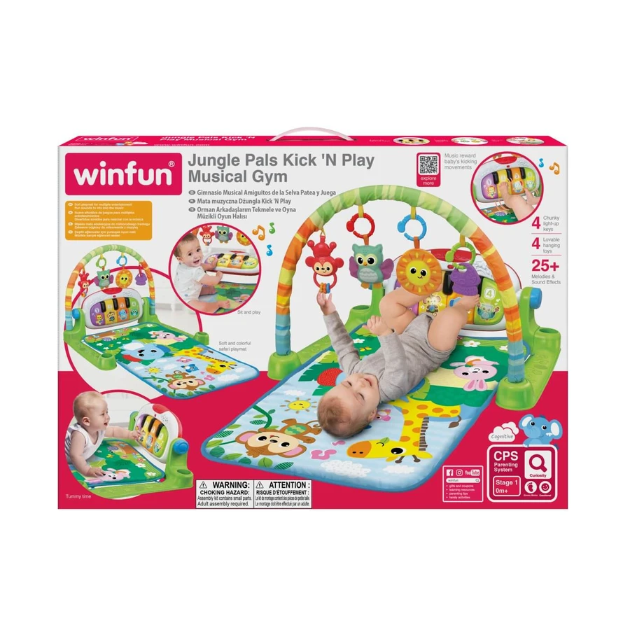 Jungle Friends musical activity center, 0 months+, Winfun