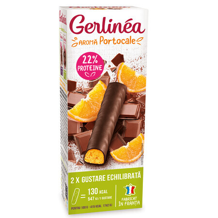 Mini Pack barritas de chocolate y naranja, 62 gr, Gerlinea