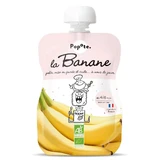Puré ecológico con 85% de plátanos, 4-6 meses, 120 g, Popote
