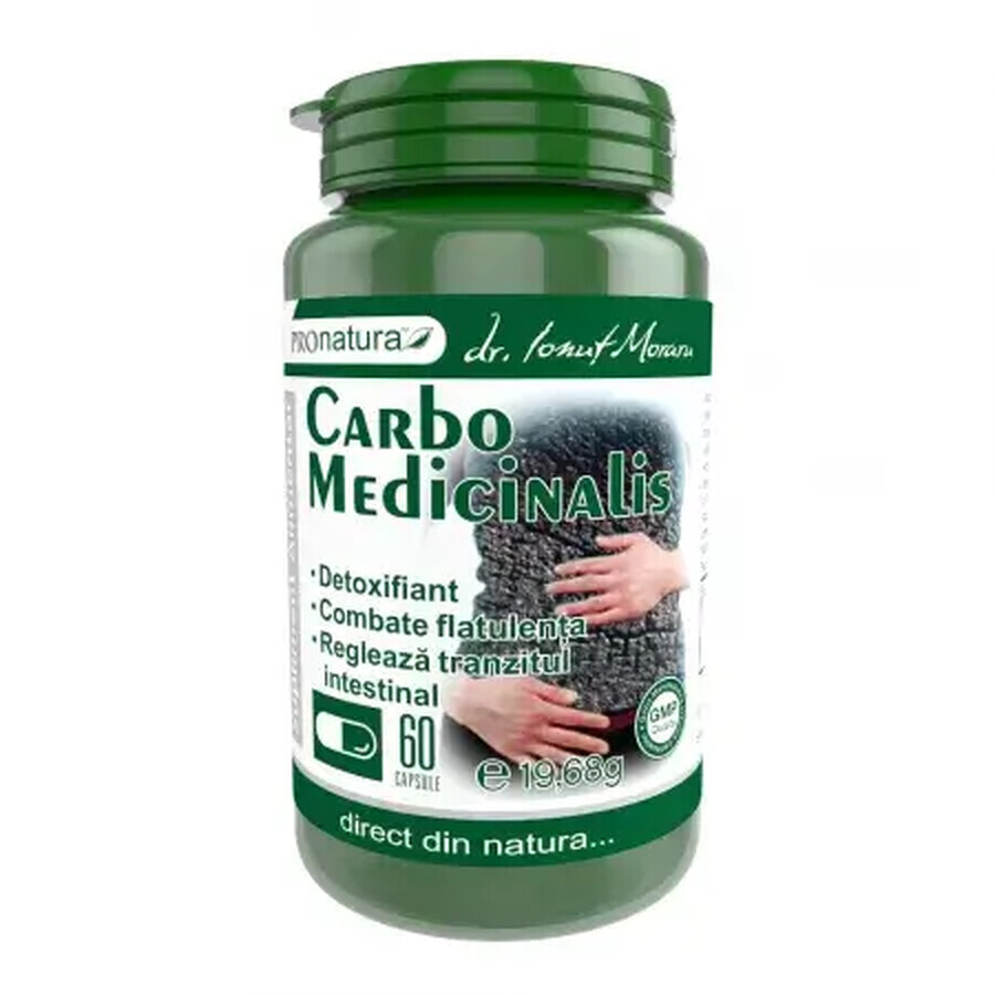 Carbo Medicinalis, 60 cápsulas, Pro Natura comentarios