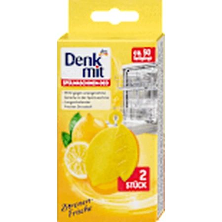 Denkmit Limón Frescor Desodorante Lavavajillas Limón Frescor, 2 uds.