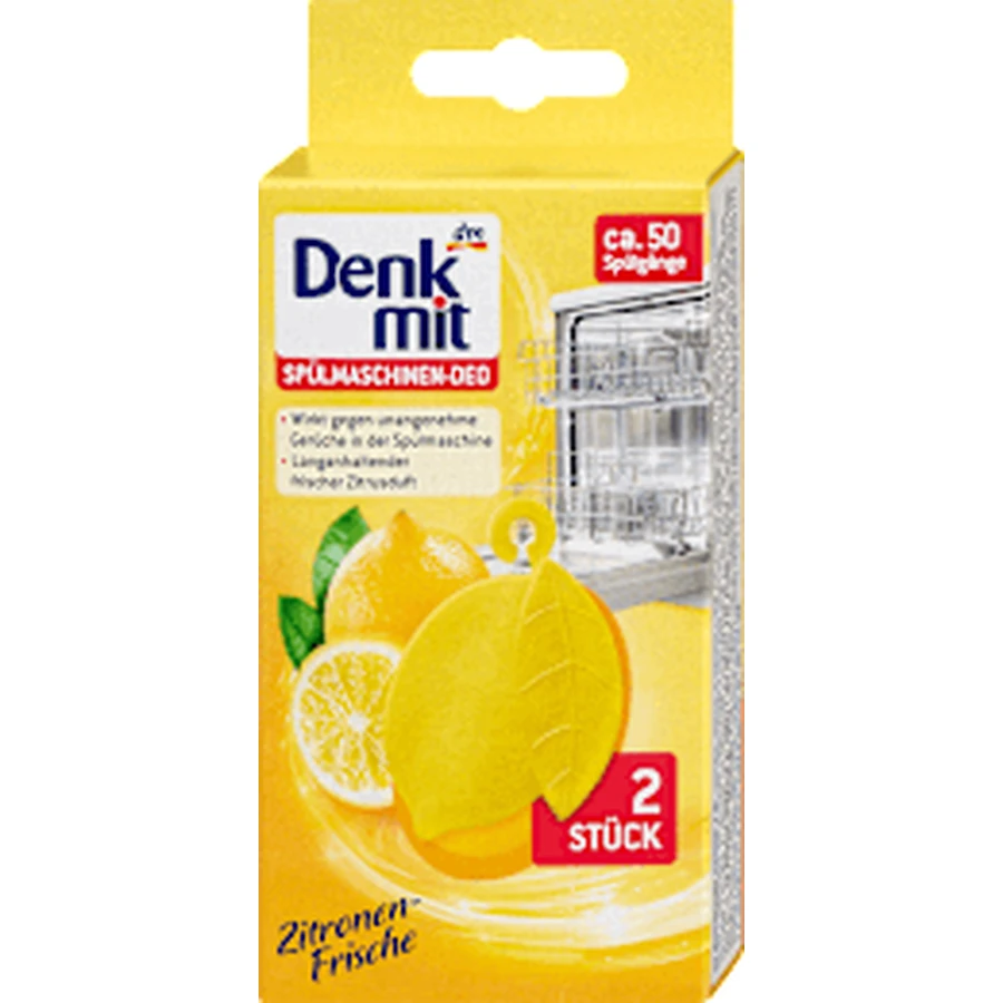 Denkmit Limón Frescor Desodorante Lavavajillas Limón Frescor, 2 uds.