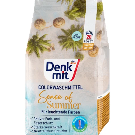 Denkmit Detergent de rufe pudră color simtul verii, 1,35 Kg