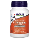 L-Theanine Forte Con Inositol, 200 mg, 60 cápsulas vegetales, Now Foods