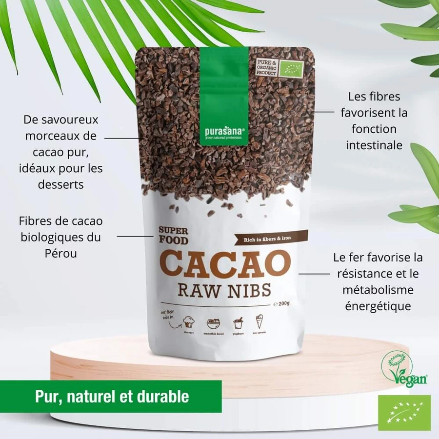 Purasana Bio Kakaonibs 200g