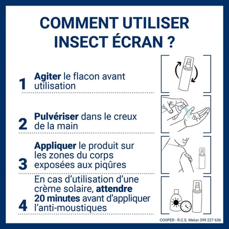 Insect Ecran Repelente cutáneo de mosquitos, avispas y avispones para adultos y niños 100ml