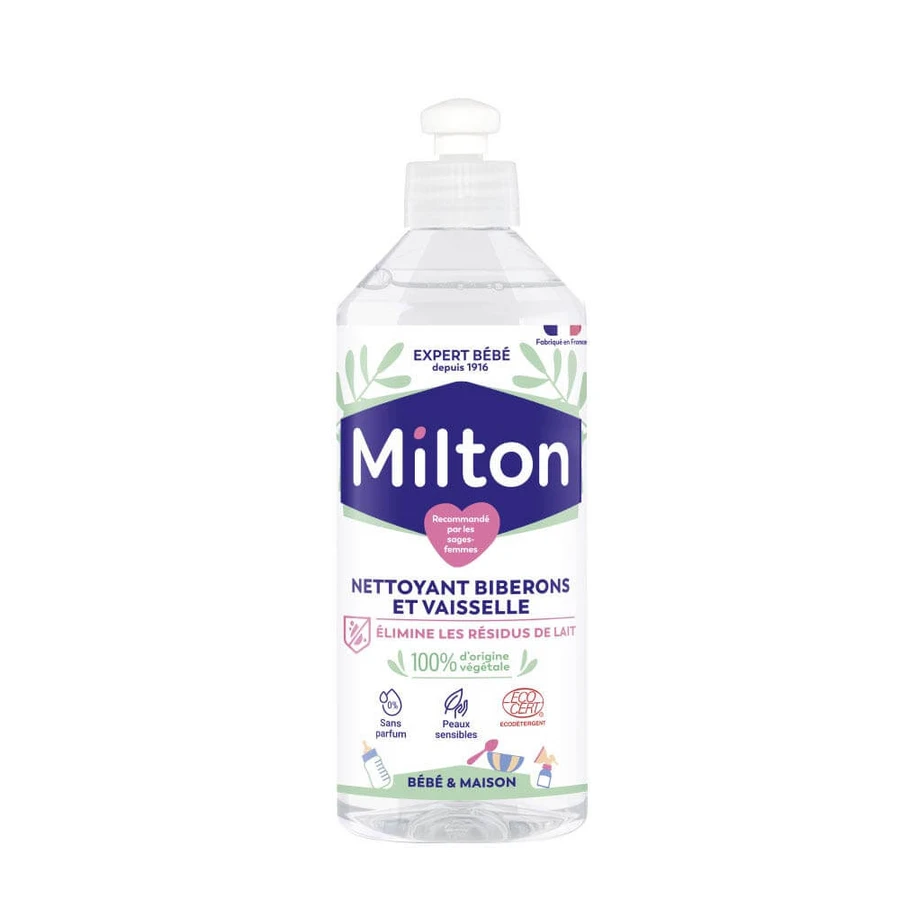 Milton Líquido Lavavajillas Sensible para Biberones y Tetinas 500ml