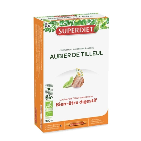 Superdiet Lime Tree Organic Digestion 20 fiolek Digestive Wellness: ceny i cechy