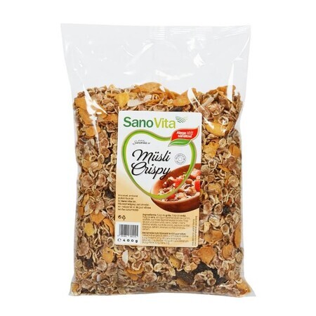 Musli crujiente, 400 gr, Sanovita