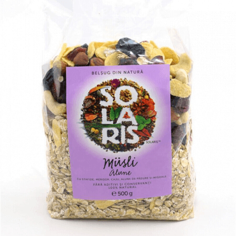 Musli con cacahuetes, 500 g, Solaris