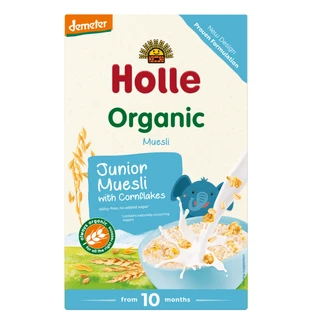 Musli con multicereales y copos de maíz, +10 meses, 250gr, Holle Alimentación Infantil