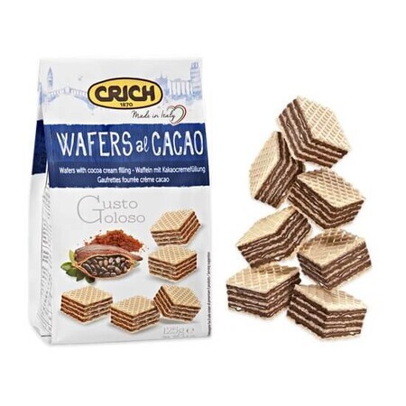 Napolitane met cacao crème, 125 gr, Crich