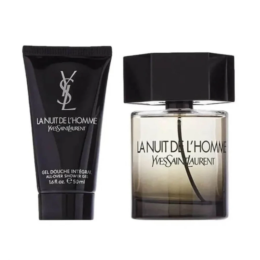 Yves Saint Laurent La Nuit De L Homme Set Apă de toaletă 100 ml + Gel de duș 50 ml