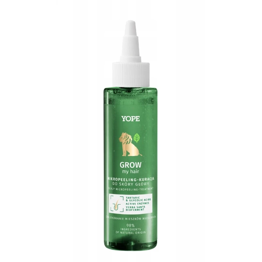 Yope Grow my Hair Micropeeling hoofdhuidbehandeling 98%, 115 ml