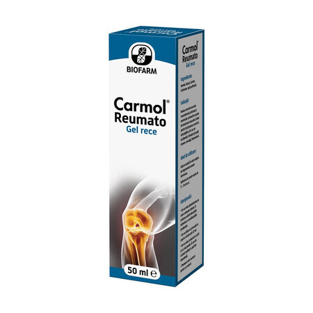 Carmol Reumatoide, gel frío, 50 ml, Biofarm