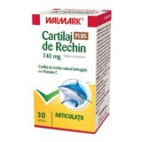 Cartílago de Tiburón Plus 740 mg con Vitamina C, 30 cápsulas, Walmark