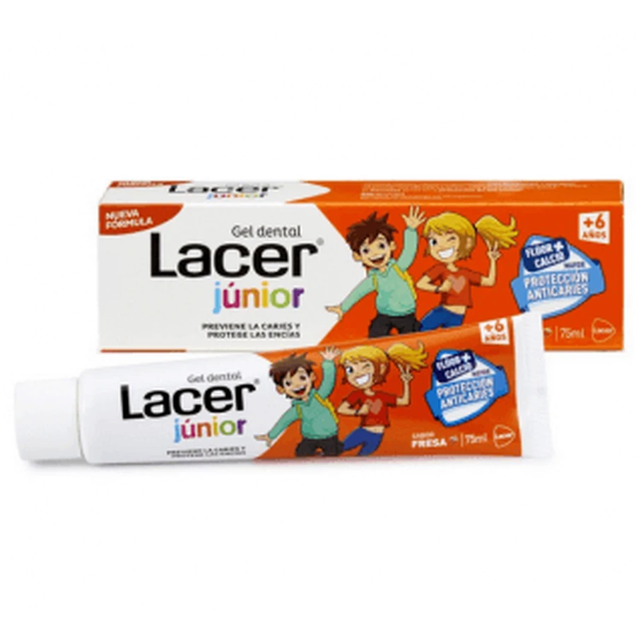 Lacer Junior pastă de dinți cu căpșuni 75ml