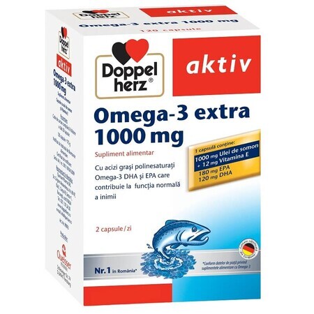 Omega-3 extra 1000 mg, 120 capsule, Doppelherz