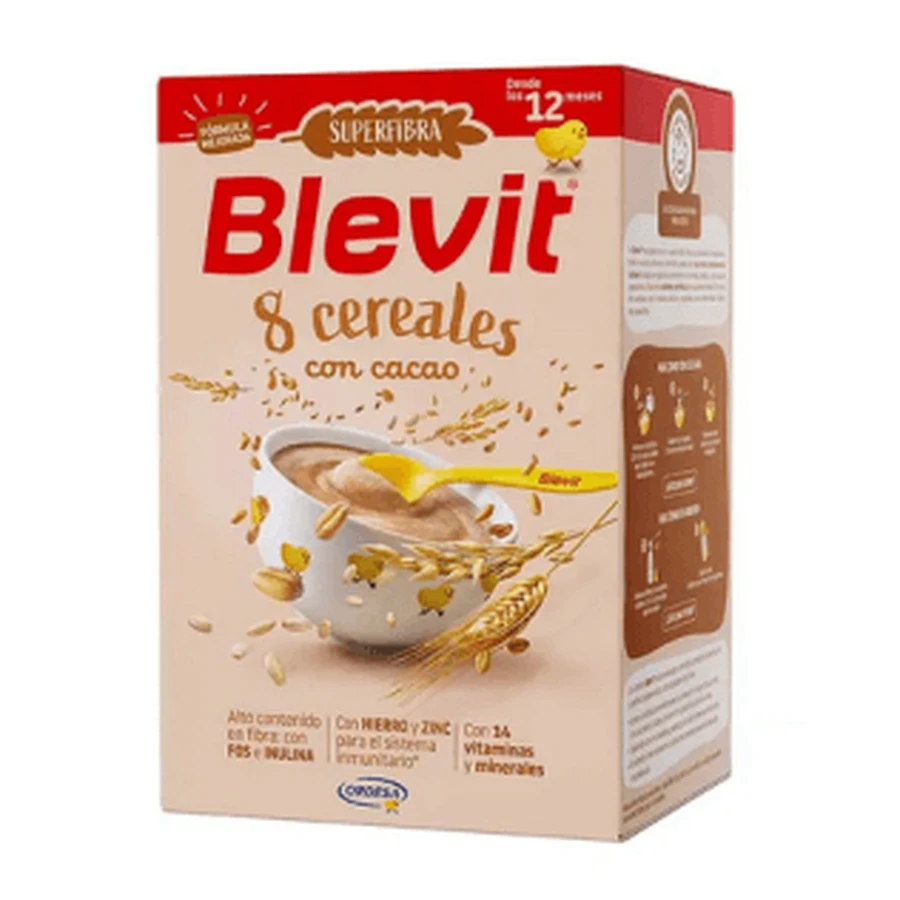 Blevit Superfibre 8 Cereal Cocoa 500g: ceny i cechy