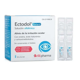 Ectodol Retard soluție oftalmică 30 doze unice 0,4ml