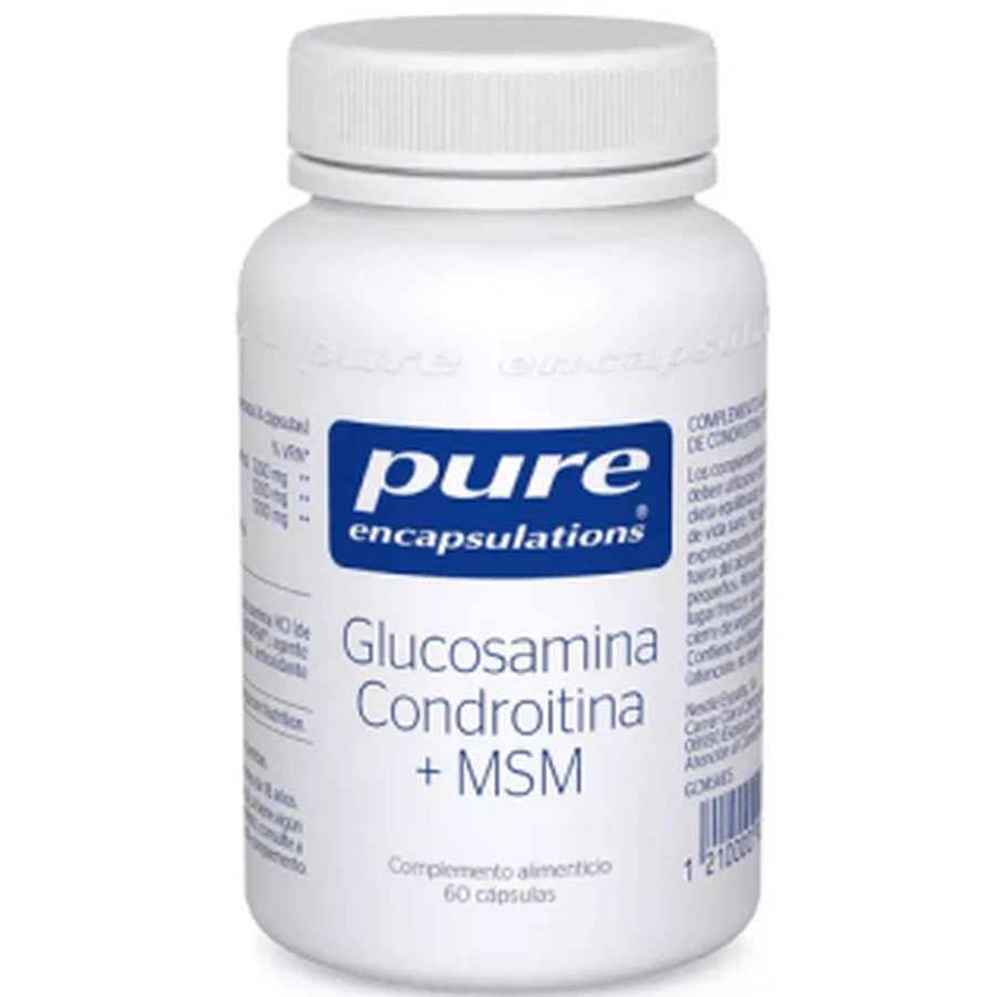 Pure Encapsulations Glucozamină Condroitină + MSM 60 capsule