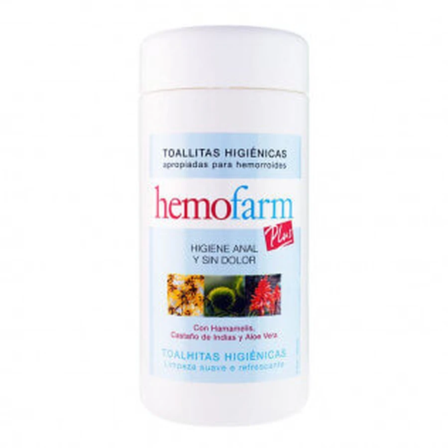 Toallitas Hemofarm Bote
