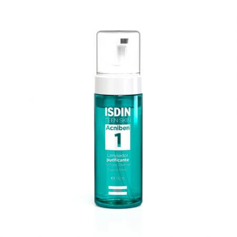 Isdin Teen Skin Acniben Detergente schiumogeno purificante, 150ml
