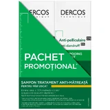 Package Vichy Dercos anti-maltreatment shampoo for dry hair, 2x200 ml
