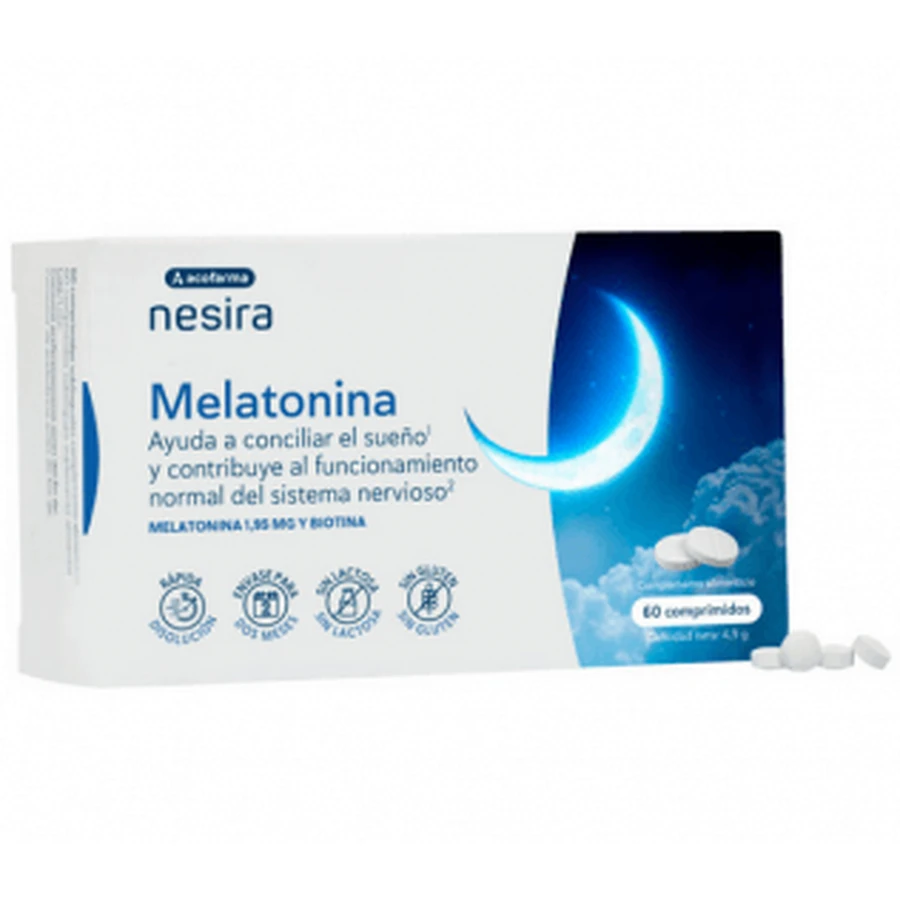 Acofar Nesira Melatonină 1.95mg 60 comprimate