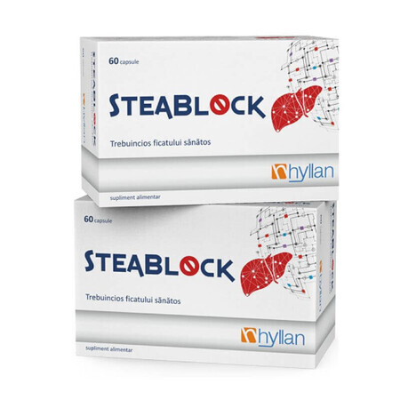 Steablock pack, 60 cápsulas + 60 cápsulas, Hyllan